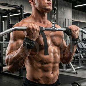Sangles de compression unisexes pour la musculation, support de poignet en néoprène, sangles de musculation pour soulevé de terre, sangles d'entraînement de fitness pour la musculation - Product Image 4