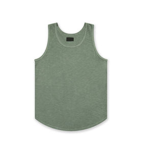 Men's Quick-Drying Breathable Polyester/Cotton Blend Seamless Fit Sleeveless Fitness Gym Sport Tank Top High Street Style - Product Image 3