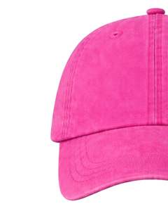 หมวกเบสบอลผ้าฝ้ายสีชมพูแบบเรียบ ปรับขนาดได้ ใส่ได้ทั้งชายและหญิง สไตล์ลำลอง สำหรับเล่นกีฬา ระบายอากาศได้ดี สวมใส่สบาย คุณภาพพรีเมียม - Product Image 4