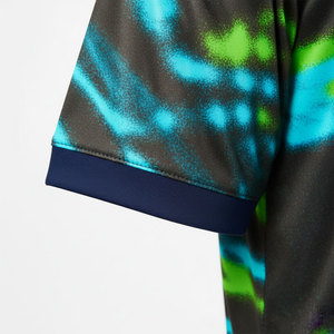 Últimos Conjuntos de Fútbol Unisex 100% Poliéster Personalizables, Uniforme de Entrenamiento de Fútbol, Camiseta a Rayas de Manga Corta, Tallas Grandes - Product Image 4