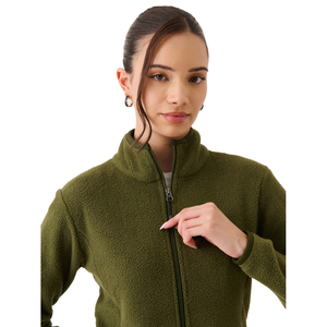 Chaqueta Térmica de Polar para Mujer, 320 GSM, Antipelusas, Suave, Cálida, con Cierre, para Senderismo, Trekking, Camping, Transpirable - Product Image 3