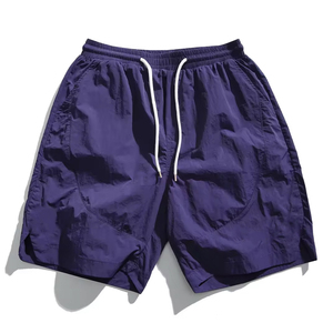 Pantalones Cortos Personalizados para Hombre con Logotipo, Transpirables, Elásticos, de Poliéster/Nylon, Tela de Lona, Color Sólido, para Gimnasio, Entrenamiento, Casual, Venta al Por Mayor, Fabricante - Product Image 3