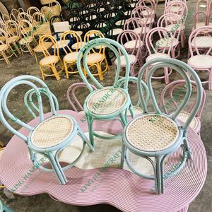 Sillas de ratán hechas a mano ecológicas Tiny Roots para niños, modernas para sala de estar al aire libre, cocina, asientos encantadores y acogedores sostenibles - Product Image 4