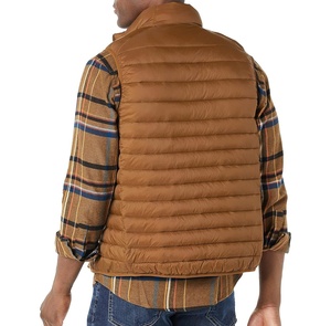 Gilet matelassé sans manches pour homme, design personnalisé OEM, veste d'hiver réversible avec rembourrage, options grandes tailles - Product Image 5
