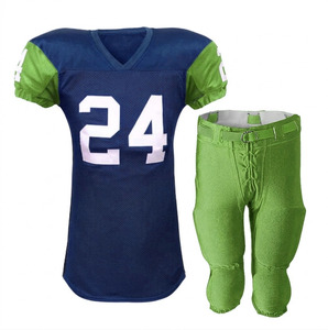 New Style Regular Fit Easy To Factory Wear Football Uniform For Men High Quality Custom Made <b>Reflective</b> Breathable American Foot - Product Image 5
