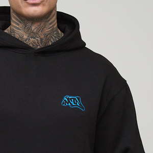 DTF <b>Custom</b> Men's Hoodie Personalized Graphic Pullover Sweatshirt OEM Printed Hooded Streetwear Casual Top for Men Long Sleeve - Product Image 3