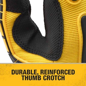 Guantes Mecánicos Amara de Cuero Sintético Reforzado, Resistentes a Impactos, Antiestáticos y Duraderos para Uso General - Product Image 5
