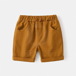 Pantalones Cortos para Niños al por Mayor, 100% Algodón, Casuales, Ecológicos, Transpirables, con Cierre de Cordón - Product Image 4