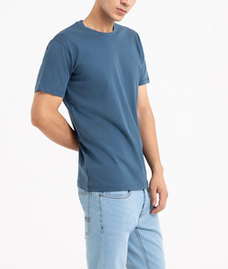 Camiseta lisa para hombre, de manga larga, cuello redondo, diseño elegante y moderno, precio bajo, hecha a medida. - Product Image 4