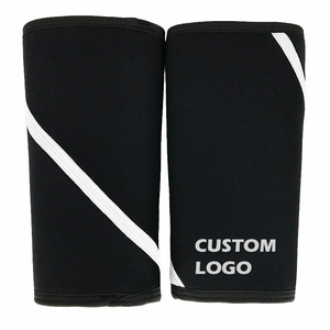 Mangas de neopreno premium con logo personalizado para codo, soporte de compresión de alta resistencia para gimnasio, fitness, levantamiento de pesas, equipo de entrenamiento, proveedor mayorista - Product Image 2