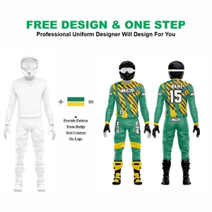 Tenues de course de motocross, VTT, BMX, tout-terrain, ATV, de qualité supérieure, en tissu luxueux, avec impression sérigraphique en silicone, design populaire 2027 - Product Image 2
