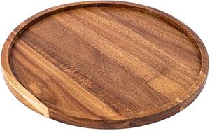 40. Luxury Handmade Premium Mango Wood Charger Plate Classic Emerald Finish Eco-Friendly with Stand - Product Image 6