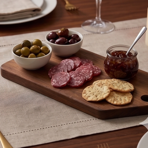 Unique <b>House</b> Shape Teak Wood Cutting Board Durable Asymmetric Chopping Block Eco Friendly Charcuterie Serving Tray Kitchen Decor - Product Image 3