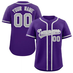 Factory Direct Sales Short Sleeve Baseball Jersey New Style Men Sport Wear <b>Plus</b> <b>Size</b> New Baseball Jersey - Product Image 3