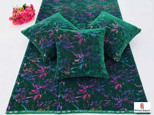 High Quality Velvet Printed Fabric Multicolor Foil Work Dresses Apparel Fashion Textile Decor OEMODM Custom - Product Image 4