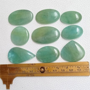 Natural Aquamarine Loose Gemstone Cabochon Stone Mixed Shapes for Jewelry Making Pendant Ring Necklace <b>Bracelet</b> Macrame - Product Image 2
