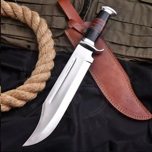 Nouveau design 2026, couteau Bowie personnalisé fait main en acier D2 avec manche en bois, étui en cuir premium parfait, couteau à lame fixe pour le camping - Product Image 4