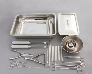 Ensemble de 44 instruments chirurgicaux pour pieds et chevilles, instruments chirurgicaux, ciseaux chirurgicaux, réutilisables, classe I, approuvés CE - Product Image 1