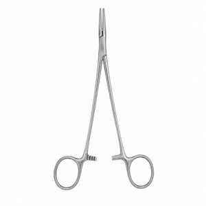 Portaagujas MAYO-HEGAR de titanio con superficie de agarre antipolvo para sutura 3-0 y agujas rectas más pequeñas ZETOMEDPRO - Product Image 1