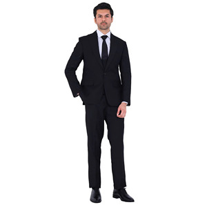 Costume homme marron en polyester à simple boutonnage avec gilet, tenue de soirée formelle pour adultes - Product Image 2