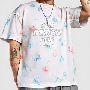 Camisetas de alta calidad con estampado serigráfico, camisetas extragrandes con estampado serigráfico, camisetas con hombros caídos y estampado serigráfico para hombres, camisetas estampadas para niños. - Product Image 2