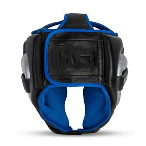 Protège-tête en cuir pour jeunes boxeurs et karatéka avec logo personnalisé et design protecteur - Modèle AI-HG-026 - Product Image 2