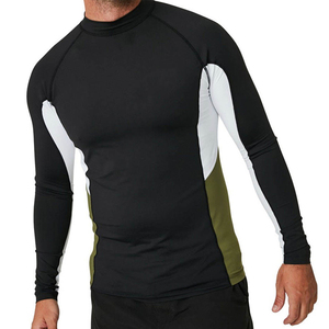 <b>Mens</b> Surfing Rash Guard UV Sun Protection Rashguard Long Sleeve Diving Suits Quick Dry <b>Compression</b> <b>Shirts</b> Top - Product Image 1