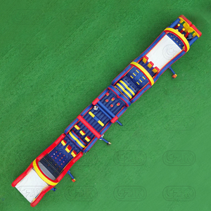 Pista <span class=keywords><strong>de</strong></span> obstáculos hinchable gigante para exteriores, nuevo movimiento nuclear tóxico, 12 pies <span class=keywords><strong>de</strong></span> altura - Product Image 4