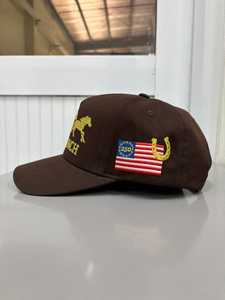 Casquette de baseball décontractée en coton à 5 panneaux brodée au point de croix, de haute qualité, personnalisée, fabriquée au Vietnam, pour adultes, adaptée aux quatre saisons - Product Image 3