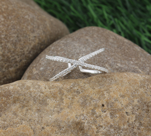 Anillo Minimalista de Circonita Cúbica al por Mayor, Anillo Apilable Delgado Chapado en Plata 925, Anillo de Eternidad Fino de Circonita Cúbica para Mujer, Joyería a Granel - Product Image 6