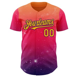 Uniforme de Béisbol Deportivo de Poliéster de Alto Rendimiento, Transpirable, de Secado Rápido, Antibacterial y Anti-UV, con Impresión Personalizada por Transferencia de Calor - Product Image 3