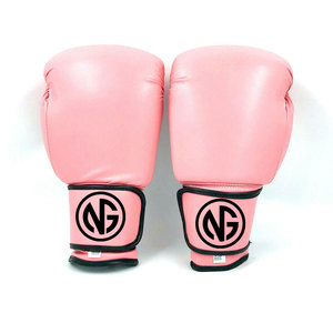 Made in Pakistan Customized Logo Custom Color Leather Laced Lightweight Boxing Gloves - Product Image 6