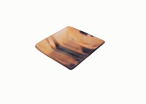 Plateau artisanal en corne de buffle poli naturel, bol de service pour salade et fruits, idéal pour les fêtes, les mariages et la décoration intérieure - Product Image 5