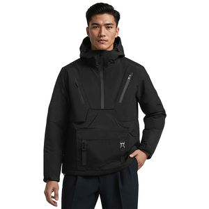 Tactical <b>Techwear</b> Pullover Hoodie Men Streetwear Urban Style Functional Waterproof Outdoor <b>Jacket</b> With Multi-Pockets - Product Image 2