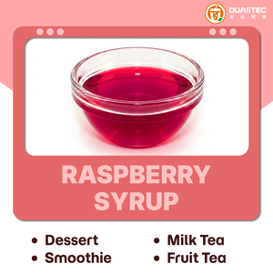 Sirop de framboise premium, concentré de jus de baies acidulé et sucré, certifié HACCP, pour cocktails, mocktails, boissons de café - Product Image 3