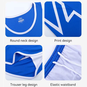 Wholesale Hot Sale <b>Running</b> Sport Tank Top Set Sublimation Quick Dry 100% Polyester Four-Way Stretch Breathable Adult Track Field - Product Image 2