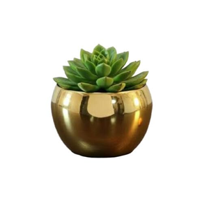 Brass Planter <b>Vase</b> Handicrafts Planter Pot Latest Design Modern Brass Plated Hand Carved Eco-Friendly Plant Pot - Product Image 1