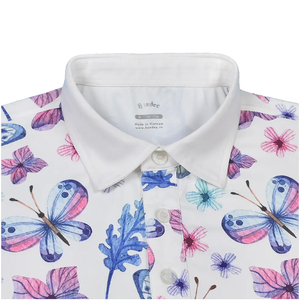 2021 personalizado poliéster Handee Spandex sublimación Polo de Golf para hombre rendimiento Premium Casual manga corta estampado - Product Image 2