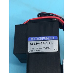 Vanne solénoïde Koganei A113-4E2-13-L 1.5~7kgf/cm - Équipements et pièces semi-conductrices de renommée mondiale à confiance - Product Image 4