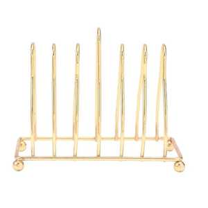 Stainless Steel Vertical Plate Holder Kitchen Cupboard Organizer Dish Drying Rack and <b>Pot</b> Lid Storage <b>Stand</b> for Cabinets - Product Image 5