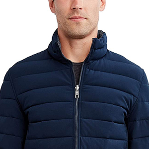 2024 Men's Slim Fit Puffer <b>Jacket</b> Professional Manufactured High Quality Material <b>Winter</b> Padded <b>Jacket</b> Stand Collar Newest Style - Product Image 4