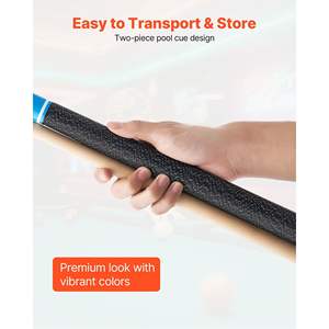 Professional 4-Piece 58-Inch Canadian Maple Wood Pool Cue Stick ABS Connection Ring 18 Oz-21 oz Weights for <b>Snooker</b> <b>Billiards</b> - Product Image 5