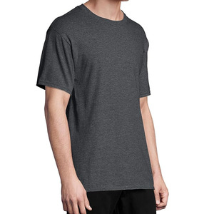 T-shirt homme 100% coton, coupe classique, manches courtes, col rond, vêtements d'été pour homme - Product Image 1