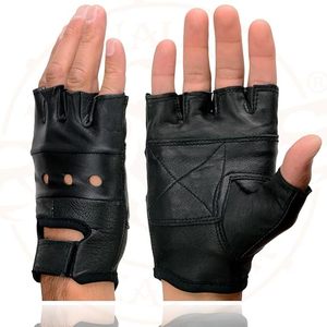 Guantes de Cuero de Medio Dedo Unisex, Transpirables, Antideslizantes, Ecológicos, con Diseños de Logotipo Personalizados en Todos los Colores, de Alta Calidad y Más Vendidos - Product Image 5