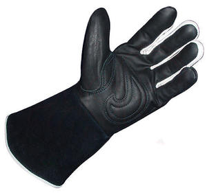 Guantes de Trabajo de Cuero Vacuno Negros para Soldadura TIG - Product Image 2