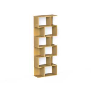 Étagère à livres autoportante Crosbon en teck européen, gamme Premyrr - Product Image 4