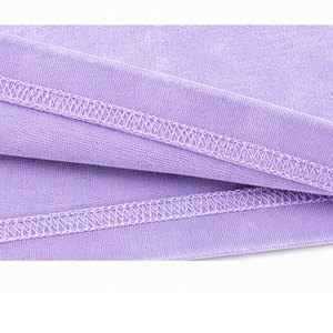 T-shirt élégant pour filles à manches courtes et col rond en tricot, tissu de qualité supérieure, vêtements décontractés tendance avec options de personnalisation de la marque - Product Image 5