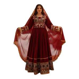 Precios al por Mayor, Últimos Vestidos Afganos Vintage Kuchi, Vestidos Étnicos Gitanes, Estilo Tribal Afgano, Ropa Larga para Mujer, Vestido Afgano - Product Image 1