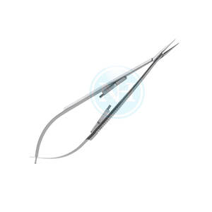 Tijeras Quirúrgicas de Acero Inoxidable para Córnea con Puntas Curvas y Ciegas - Product Image 2