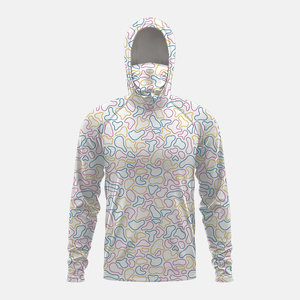 Hoodie de pêche pour homme à manches longues, personnalisé, imprimé numériquement, UPF 50, séchage rapide, respirant, en spandex/polyester - Product Image 5